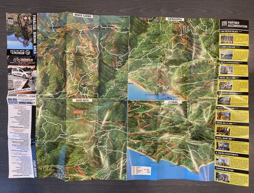 TRAIL MAP - FINALE LIGURE AREA - 