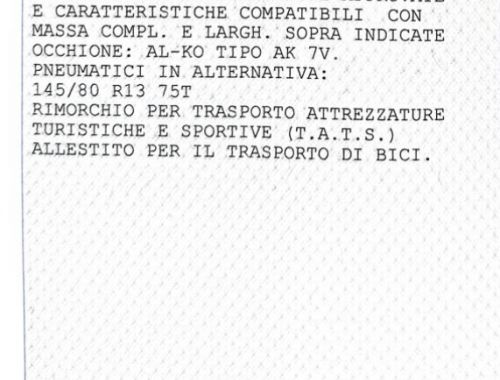 Vendita carrelli portabici Omologati - 